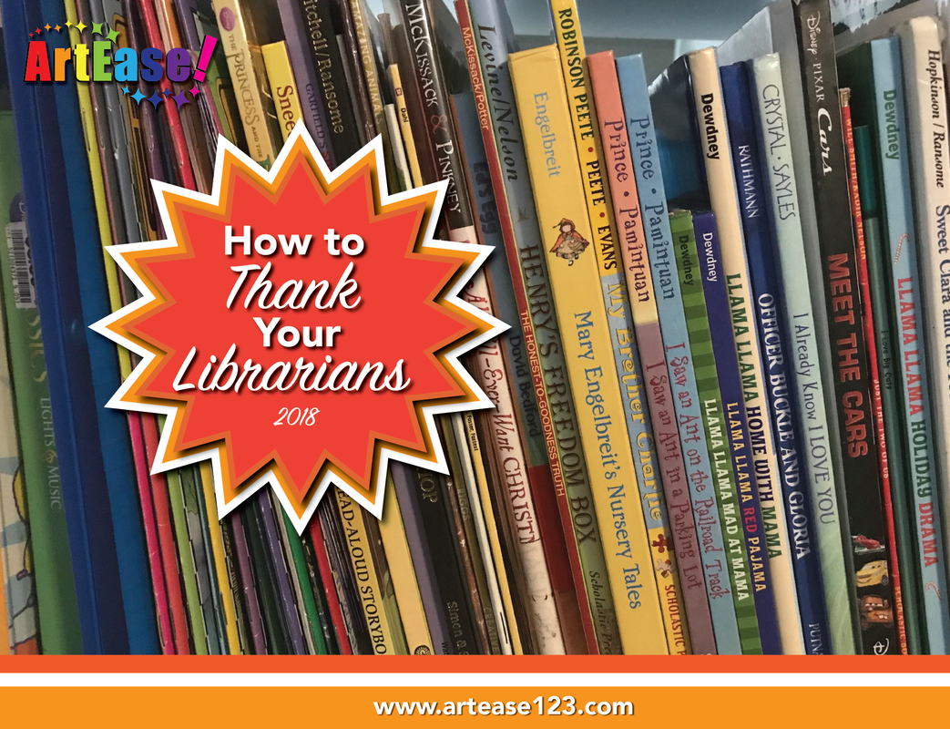 How to Thank Your Librarians ArtEase! Infographic